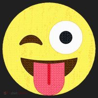 Emoticon Winking Face With Tongue Tumbler thumb 3