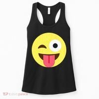 Emoticon Winking Face With Tongue Women's Tank Top thumb 0