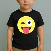 Emoticon Winking Face With Tongue Toddler T-Shirt thumb 2