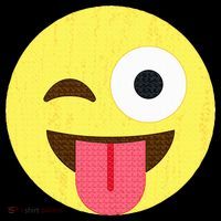 Emoticon Winking Face With Tongue Women's Long Sleeve Shirt thumb 2