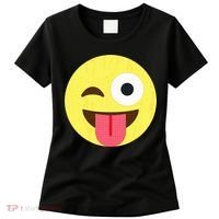 Emoticon Winking Face With Tongue Women's T-Shirt thumb 0