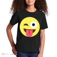 Emoticon Winking Face With Tongue Kids T-Shirt thumb 2