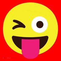 Emoticon Winking Face With Stuckout Tongue And Winking Eye Santa Hat thumb 1