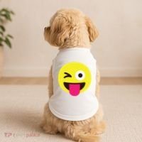 Emoticon Winking Face With Stuckout Tongue And Winking Eye Doggie Tank thumb 2