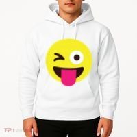 Emoticon Winking Face With Stuckout Tongue And Winking Eye Hoodie thumb 2