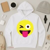 Emoticon Winking Face With Stuckout Tongue And Winking Eye Hoodie thumb 3