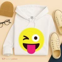 Emoticon Winking Face With Stuckout Tongue And Winking Eye Hoodie thumb 4