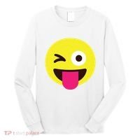 Emoticon Winking Face With Stuckout Tongue And Winking Eye Long Sleeve Shirt thumb 0