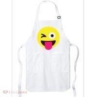 Emoticon Winking Face With Stuckout Tongue And Winking Eye Apron thumb 0