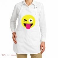 Emoticon Winking Face With Stuckout Tongue And Winking Eye Apron thumb 2