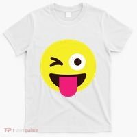 Emoticon Winking Face With Stuckout Tongue And Winking Eye T-Shirt thumb 0