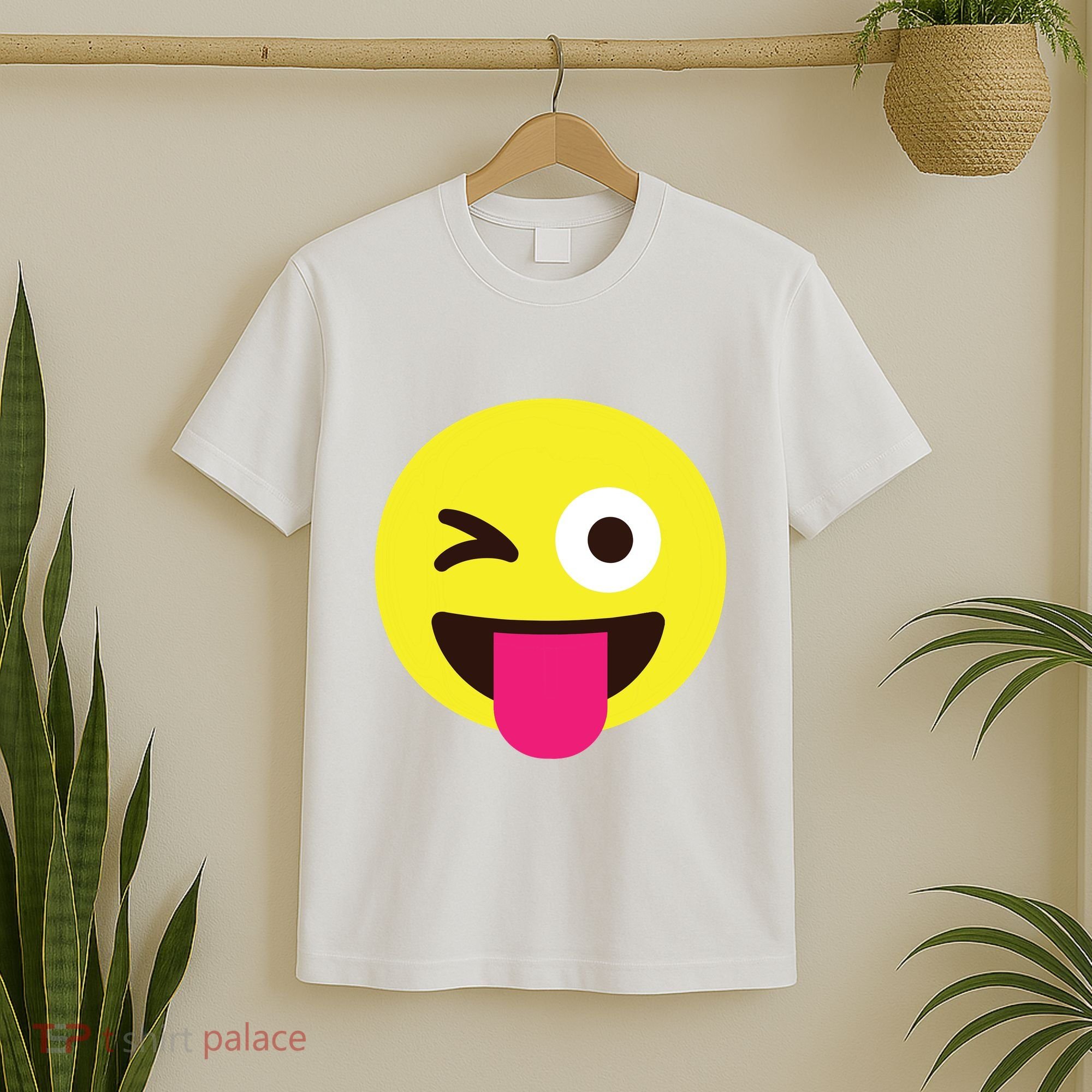 Emoticon Winking Face With Stuckout Tongue And Winking Eye T-Shirt