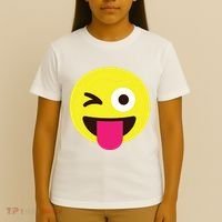 Emoticon Winking Face With Stuckout Tongue And Winking Eye T-Shirt thumb 4
