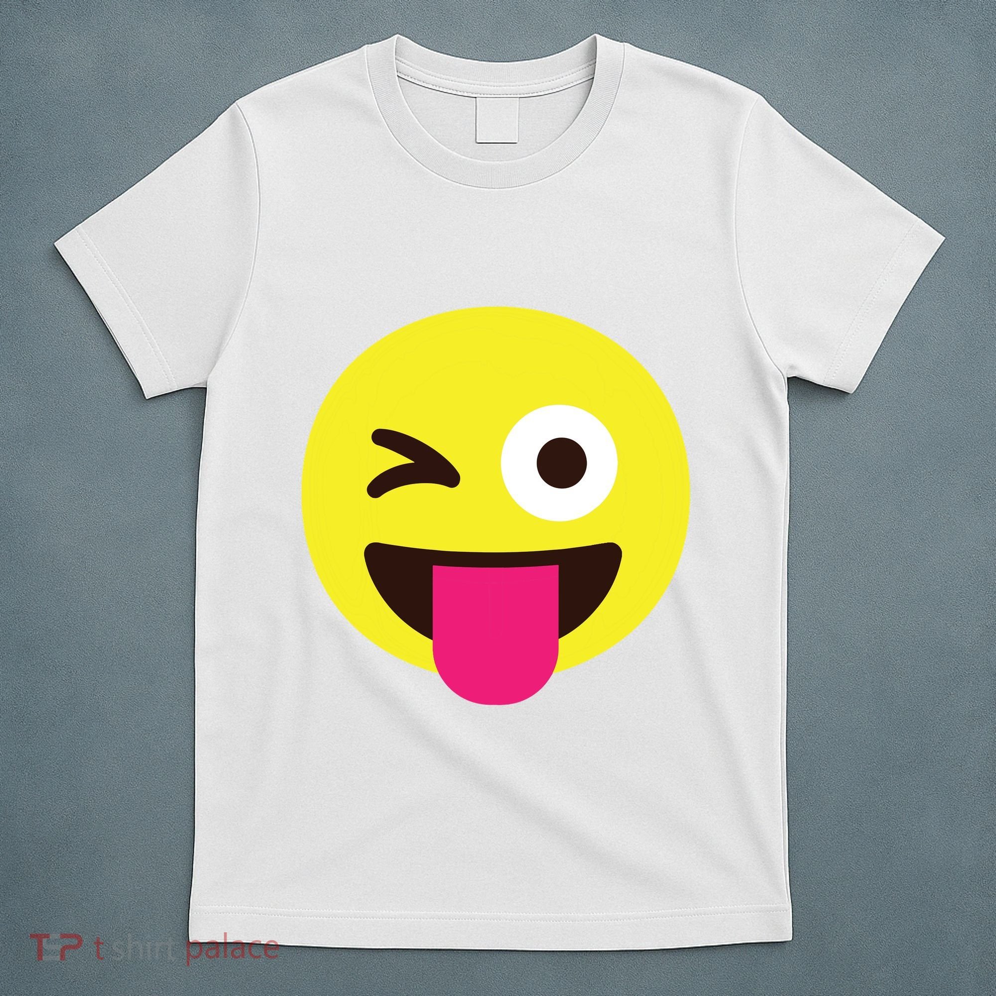 Emoticon Winking Face With Stuckout Tongue And Winking Eye T-Shirt
