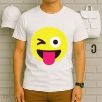 Emoticon Winking Face With Stuckout Tongue And Winking Eye T-Shirt thumb 6