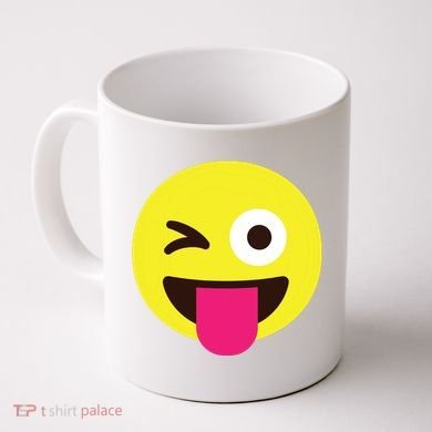 Emoticon Winking Face With Stuckout Tongue And Winking Eye Coffee Mug