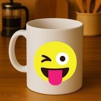 Emoticon Winking Face With Stuckout Tongue And Winking Eye Coffee Mug thumb 4