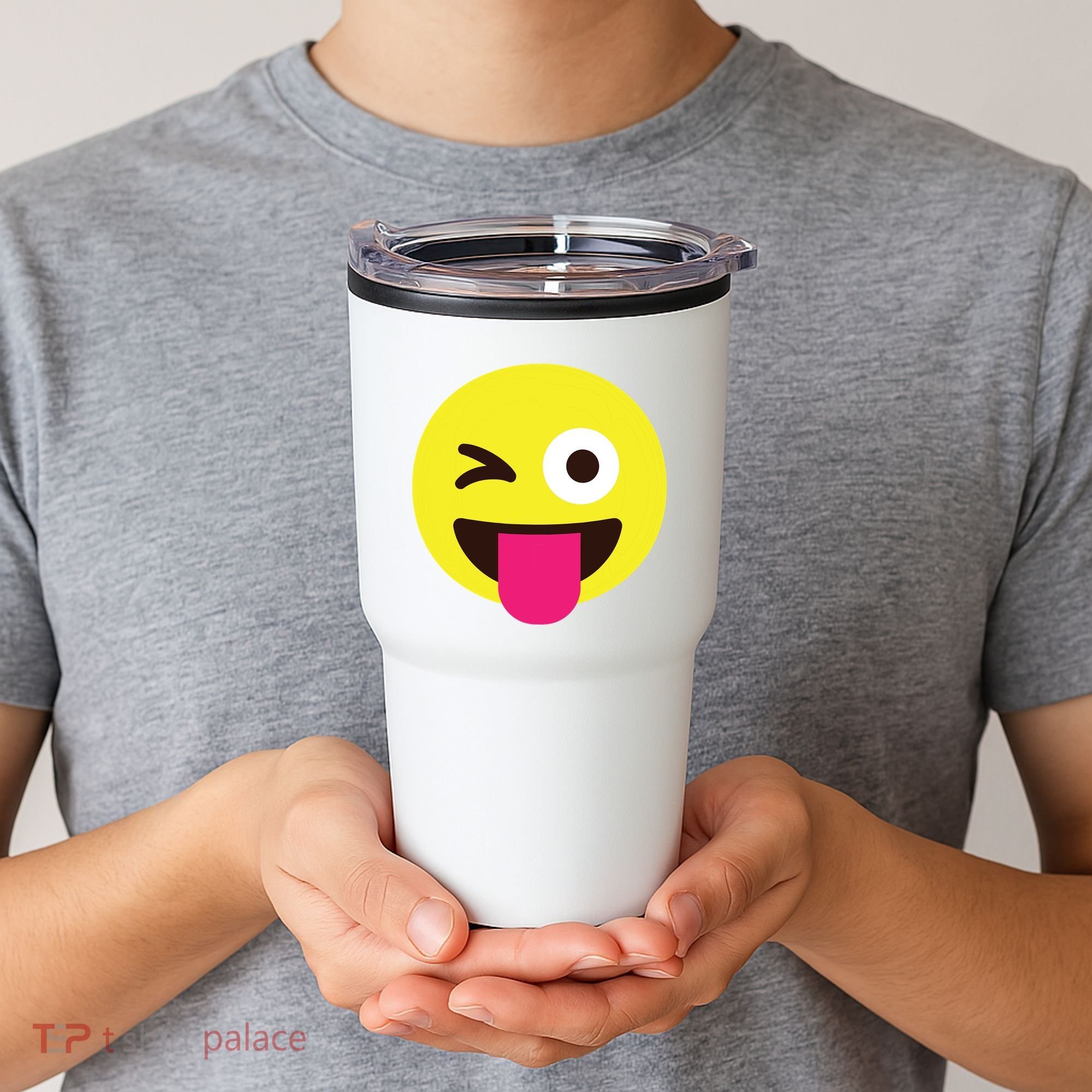 Emoticon Winking Face With Stuckout Tongue And Winking Eye Tumbler