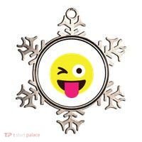 Emoticon Winking Face With Stuckout Tongue And Winking Eye Ornament thumb 0
