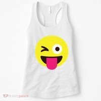 Emoticon Winking Face With Stuckout Tongue And Winking Eye Women's Tank Top thumb 0