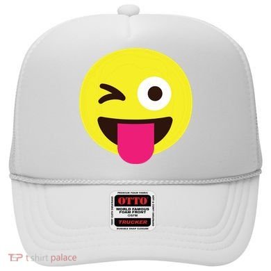 Emoticon Winking Face With Stuckout Tongue And Winking Eye Hat