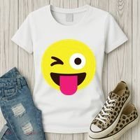 Emoticon Winking Face With Stuckout Tongue And Winking Eye Women's T-Shirt thumb 3