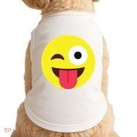 Emoticon Winking Face With Tongue Doggie Tank thumb 0
