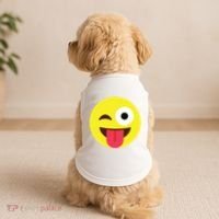 Emoticon Winking Face With Tongue Doggie Tank thumb 2