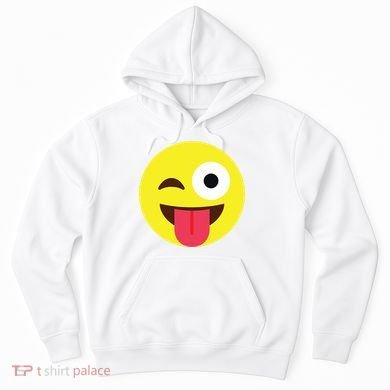 Emoticon Winking Face With Tongue Hoodie