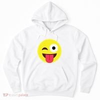 Emoticon Winking Face With Tongue Hoodie thumb 0
