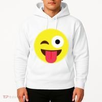 Emoticon Winking Face With Tongue Hoodie thumb 2