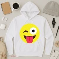 Emoticon Winking Face With Tongue Hoodie thumb 3