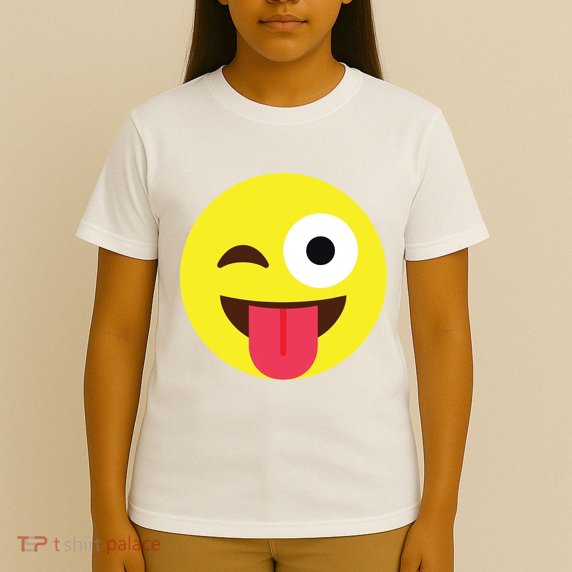 Emoticon Winking Face With Tongue T-Shirt