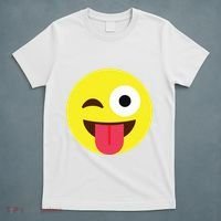 Emoticon Winking Face With Tongue T-Shirt thumb 5