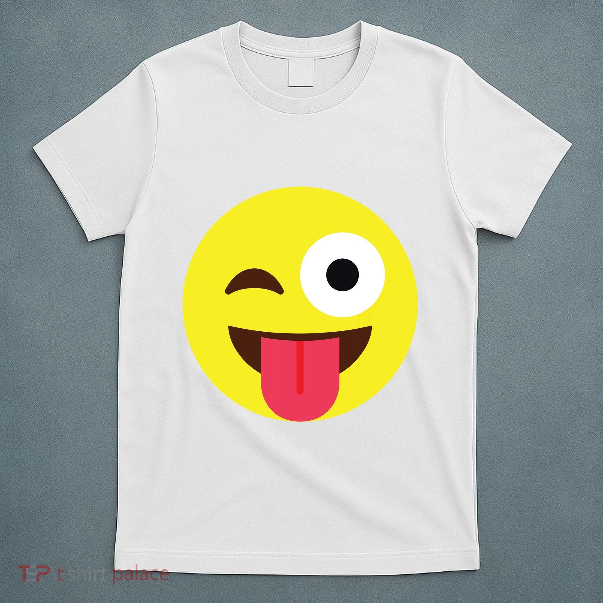 Emoticon Winking Face With Tongue T-Shirt