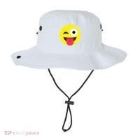 Emoticon Winking Face With Tongue Bucket Hat thumb 0