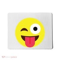 Emoticon Winking Face With Tongue Mousepad thumb 0