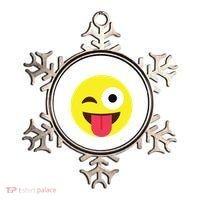 Emoticon Winking Face With Tongue Ornament thumb 0