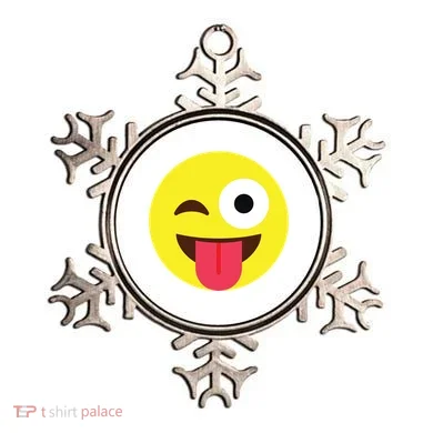 Emoticon Winking Face With Tongue Ornament
