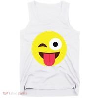 Emoticon Winking Face With Tongue Tank Top thumb 0