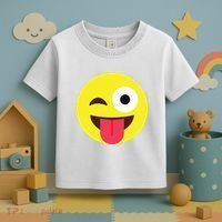 Emoticon Winking Face With Tongue Toddler T-Shirt thumb 3