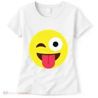 Emoticon Winking Face With Tongue Women's T-Shirt thumb 0