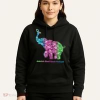Elephant With Flower Metastatic Breast Cancer Awareness Hoodie thumb 5