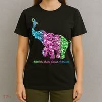 Elephant With Flower Metastatic Breast Cancer Awareness T-Shirt thumb 4