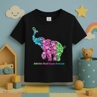 Elephant With Flower Metastatic Breast Cancer Awareness Toddler T-Shirt thumb 3