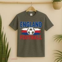 England World Football Fan Soccer Ball T-Shirt thumb 2