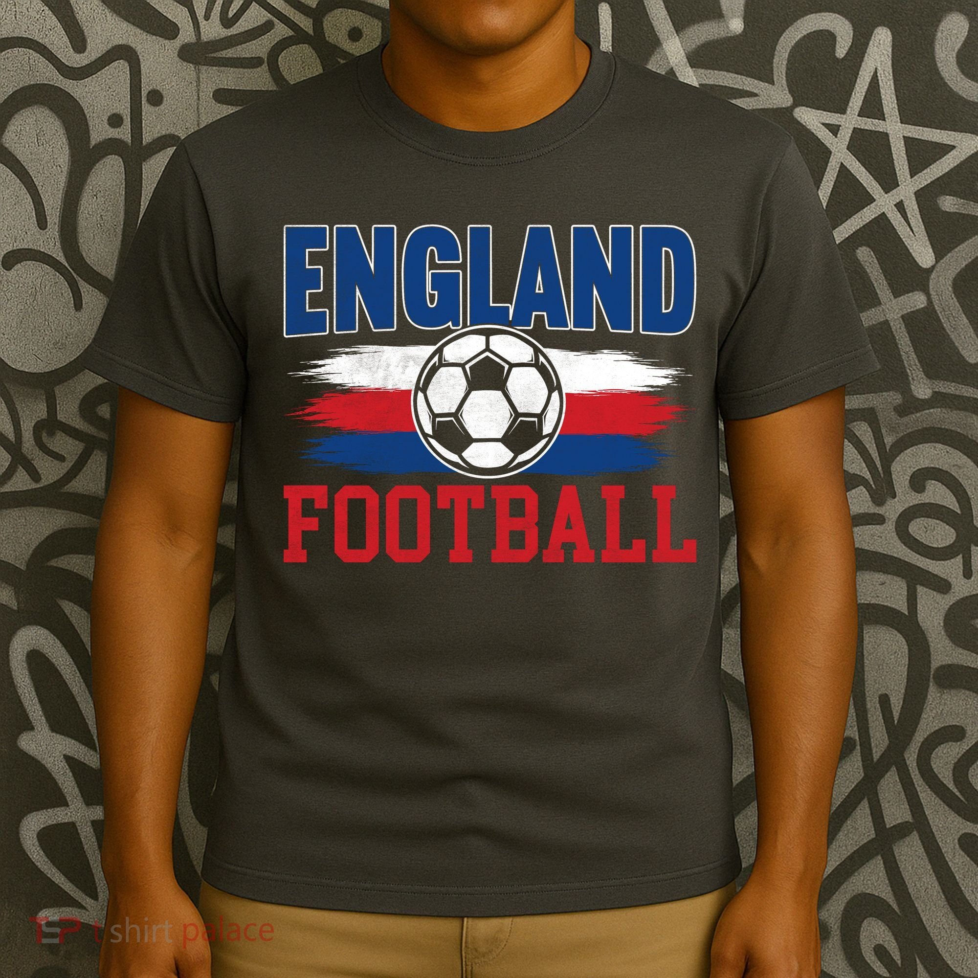 England World Football Fan Soccer Ball T-Shirt