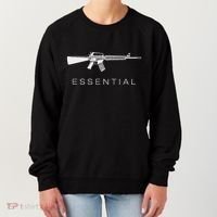 Essential Weapons Gun Ar 15 Assault Rifle Firearm Women's Sweatshirt thumb 0