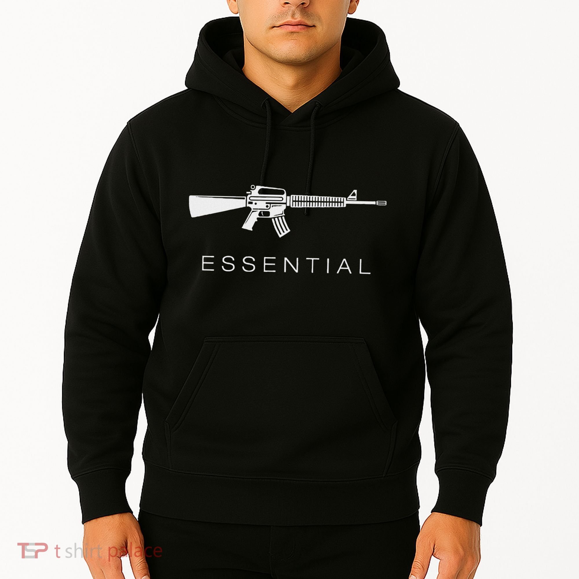 Essential Weapons Gun Ar 15 Assault Rifle Firearm Hoodie