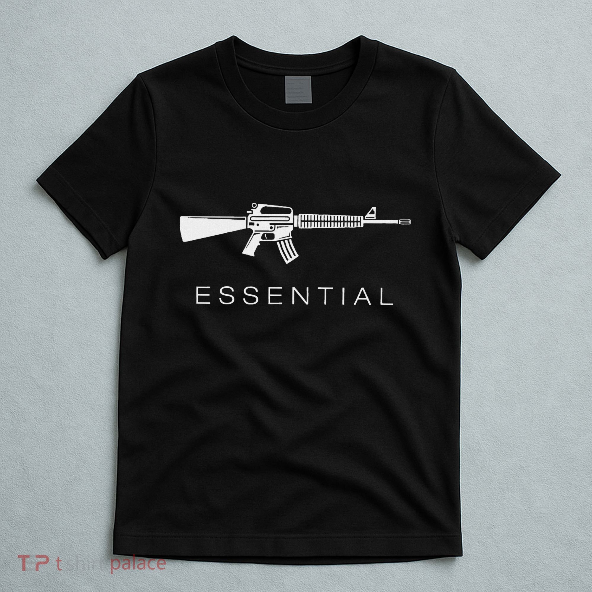 Essential Weapons Gun Ar 15 Assault Rifle Firearm T-Shirt